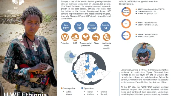 LWF Ethiopia Fact Sheet 2024