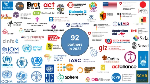 World Service partners 2022